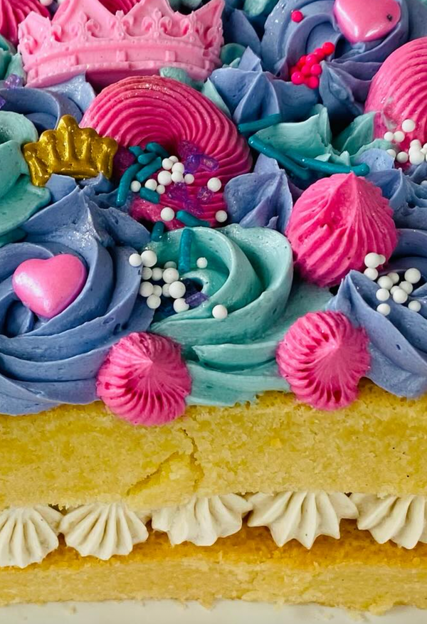 Layered Birthday Cake Princess Decorations