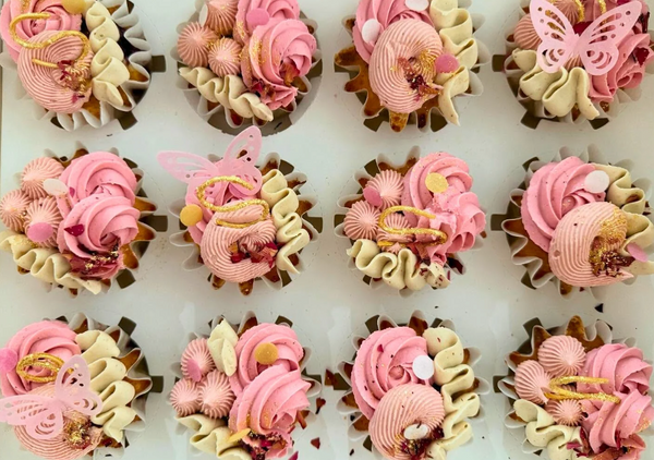 Pink_Cream_Decorated_Cupcakes_North_West_Sydney